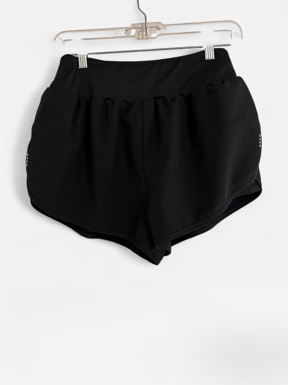 SHEIN Black Athletic Running Shorts Built In Liner Women’s Medium Activewear